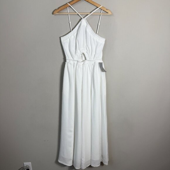 Petal + Pup Madi Maxi Dress Womens Small White Sleeveless Cut Out Flowy Boho NWT - Picture 6 of 15